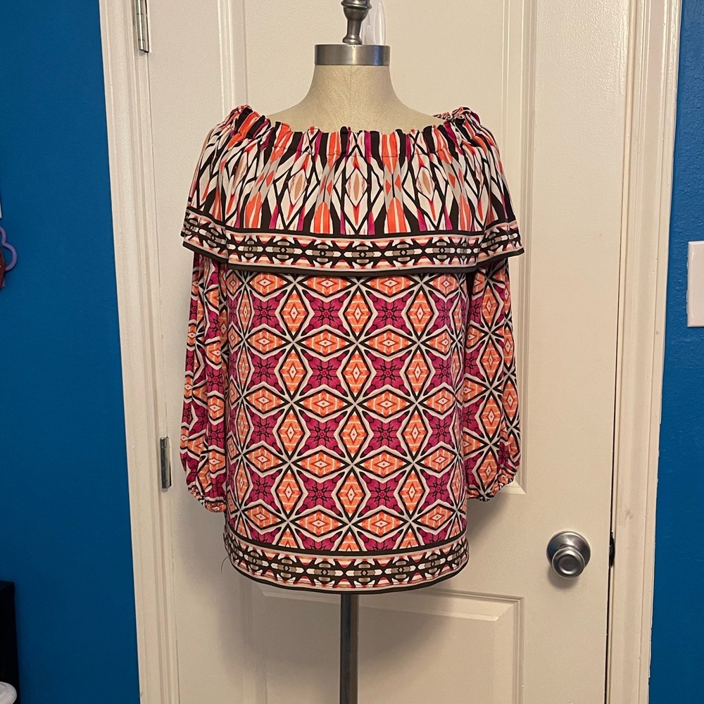 CHICO’S Off-The-Shoulder Top - Picture 2 of 6